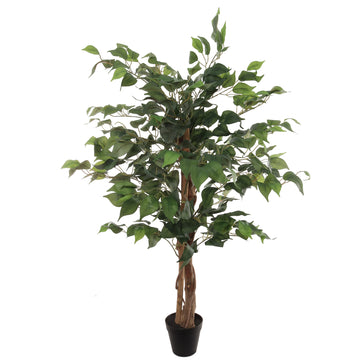 3" Artificial Ficus Tree with 378 Leaves - Realistic Indoor Decor, Low Maintenance Greenery - Perfect for Home, Office & Patio Artificial Trees ArtificialFlowers